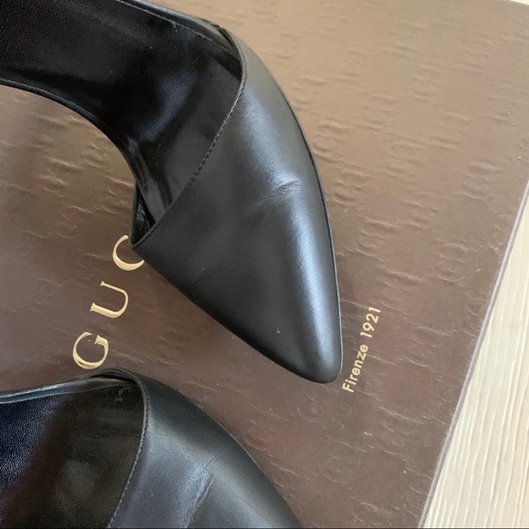 Gucci Shoes Ursula Leather Horsebit Closed Toe - Picture 6 of 10